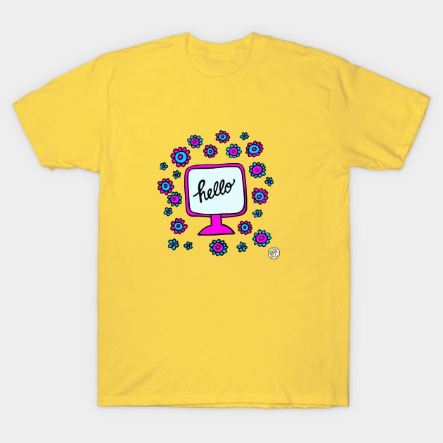 Hello Flower Power! T-Shirt by Mellowdays